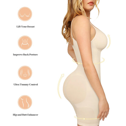 SERS-Colombianas Seamless Sculpting Bodysuit  Push Up Butt Body Shaper