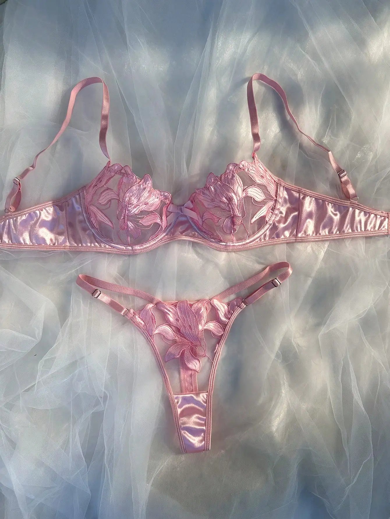 Z-Adult-Sexy Lingerie Transparent Underwear Bra Kit Push Up Breves Sets