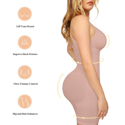 SERS-Colombianas Seamless Sculpting Bodysuit  Push Up Butt Body Shaper