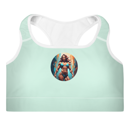 Gym01 Padded Sports Bra Green