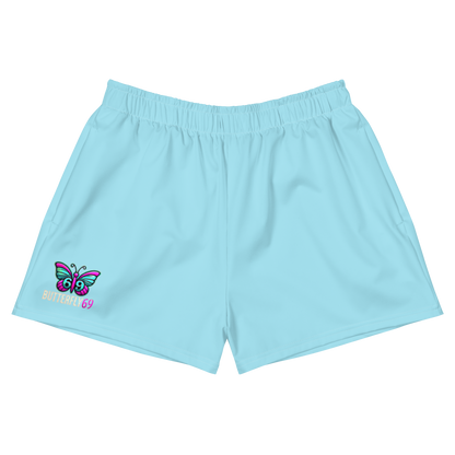 SH B69-4 All-Over Print Unisex Athletic Shorts Aqua